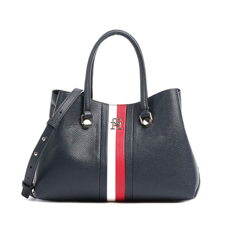 Ženska torba Tommy Hilfiger Emblem Small Satchel Corp