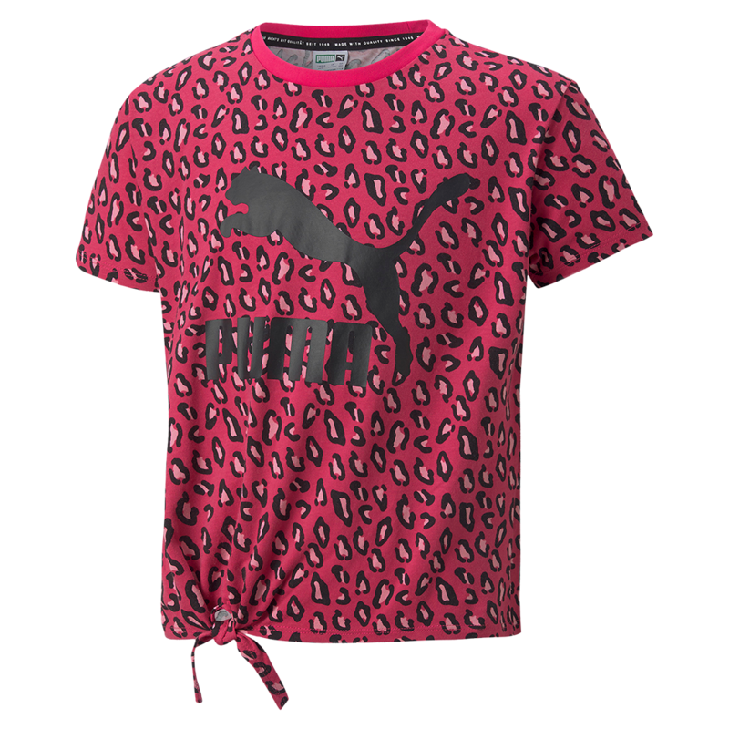 Dječija majica Puma CLASSICS SUMMER ROAR AOP KNOTTED TEE G