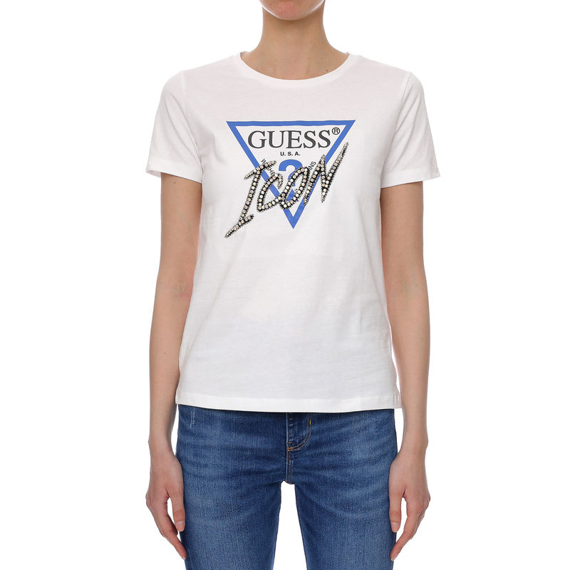 Ženska majica Guess JEANS SS CN ICON TEE