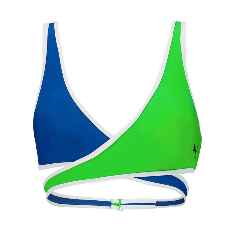 Ženski kupaći Puma SWIM WOMEN CONTOUR PLUNGE TOP 1P