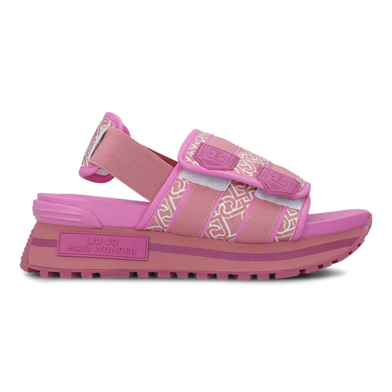 Ženske sandale Liu Jo Maxi Wonder 20 - Sandal Nylon Pink Ray