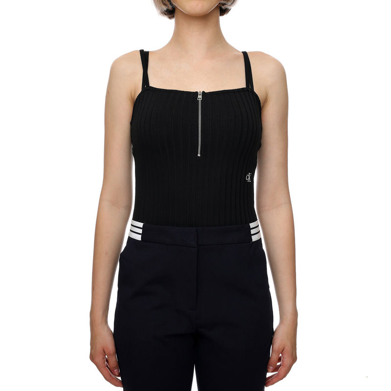 Ženska majica Calvin Klein Zipper Rib Strappy Body