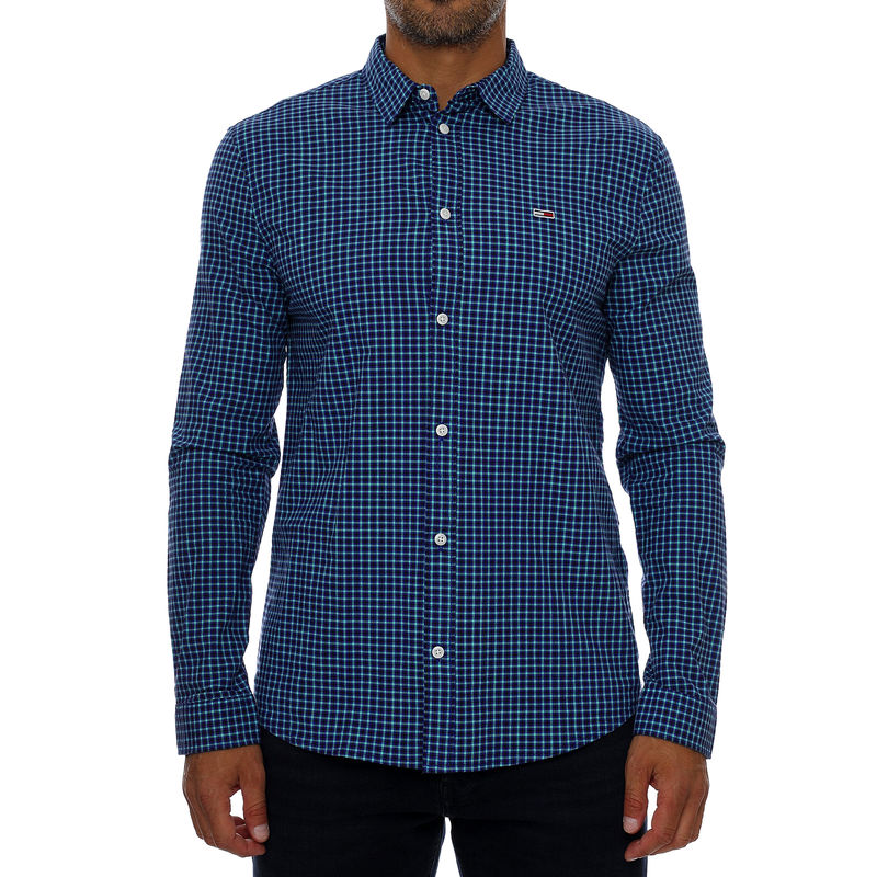 Muška košulja Tommy Hilfiger TJM STRETCH POPLIN CHECK SHIRT