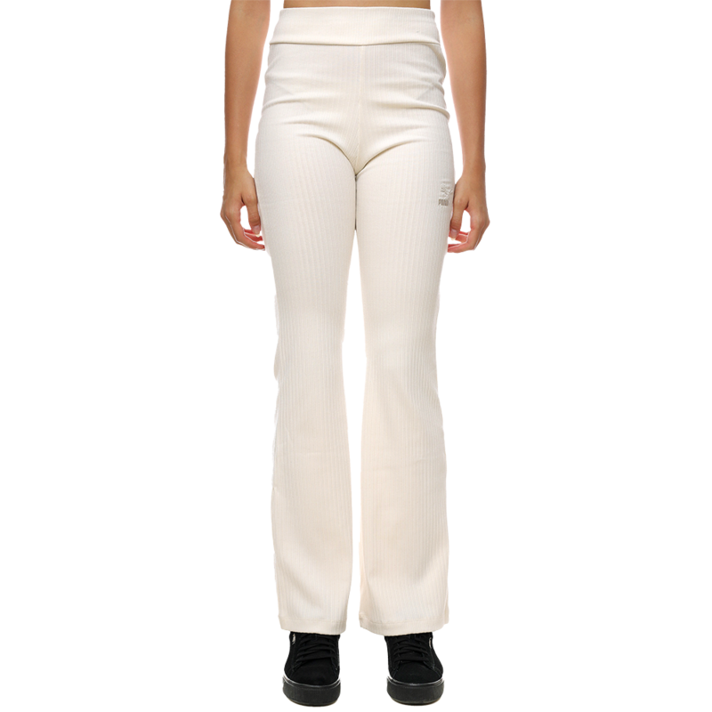 Ženske trenerka donji dio Puma CLASSICS Ribbed Flared Pants