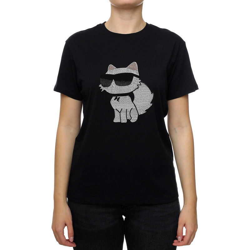 Ženska majica Karl Lagerfeld Ikonik 2.0 Choupette Rs Tee