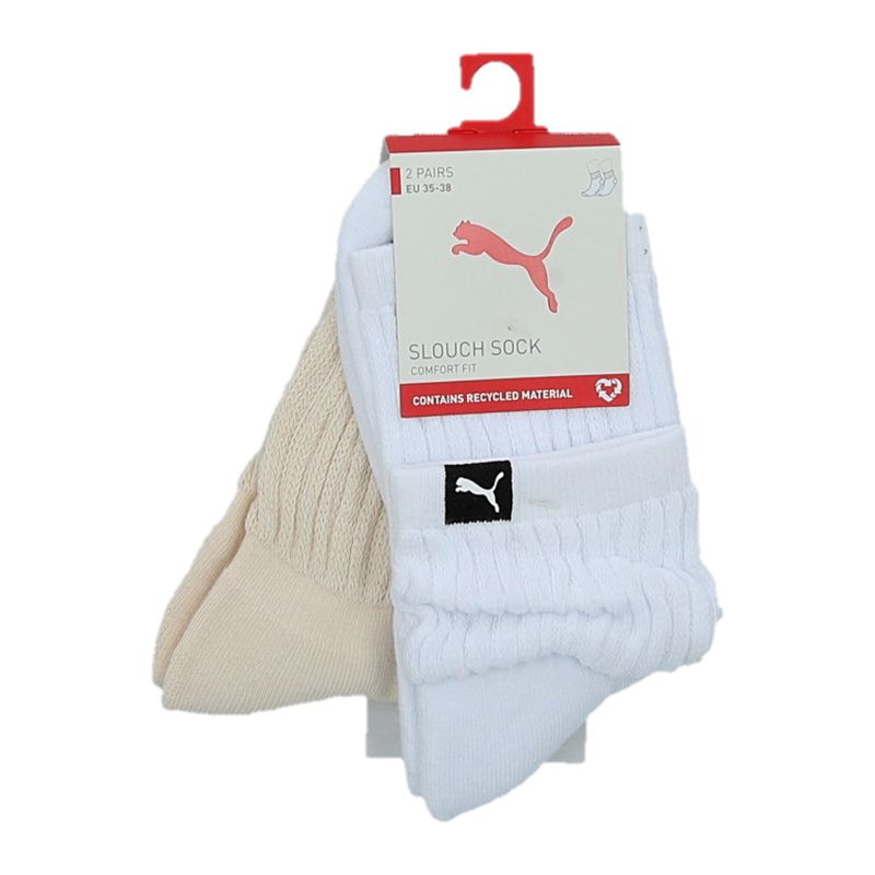 Ženske čarape Puma WOMEN SHORT CREW SLOUCH SOCK 2P