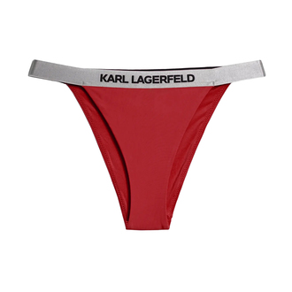 Ženski kupaći Karl Lagerfeld logo bikini bottom w/ elastic