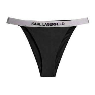 Ženski kupaći Karl Lagerfeld logo bikini bottom w/ elastic