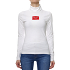 Ženska majica Calvin Klein BOX LOGO ROLL NECK