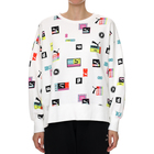 Ženski duks Puma Brand Love Oversized AOP Crew TR