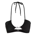 Ženski kupaći Karl Lagerfeld karl dna glam halter top