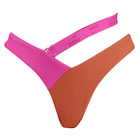 Ženski kupaći Puma SWIM WOMEN COLOURBLOCK V-SHAPE BRIEF 1P