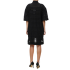 Ženska haljina Karl Lagerfeld sslv embroidery shirt dress