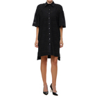 Ženska haljina Karl Lagerfeld sslv embroidery shirt dress