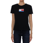 Ženska majica Tommy Hilfiger SLIM FLORAL FLAG TEE